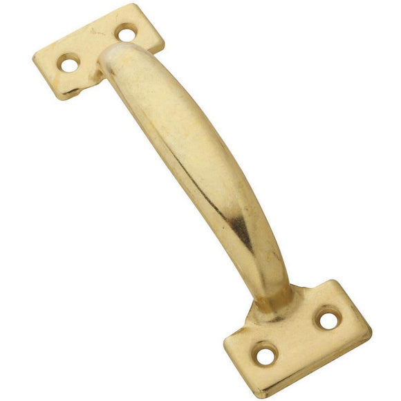 National 6-1/2 In. Brass Utility Door Pull