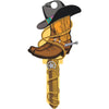 Lucky Line Cowboy Design Decorative House Key, KW11