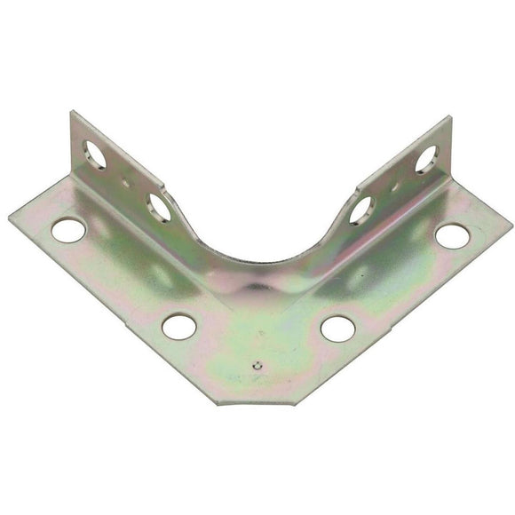 National Catalog V114 Series 2-1/2 In. x 5/8 In. Zinc Corner Brace (4-Count)