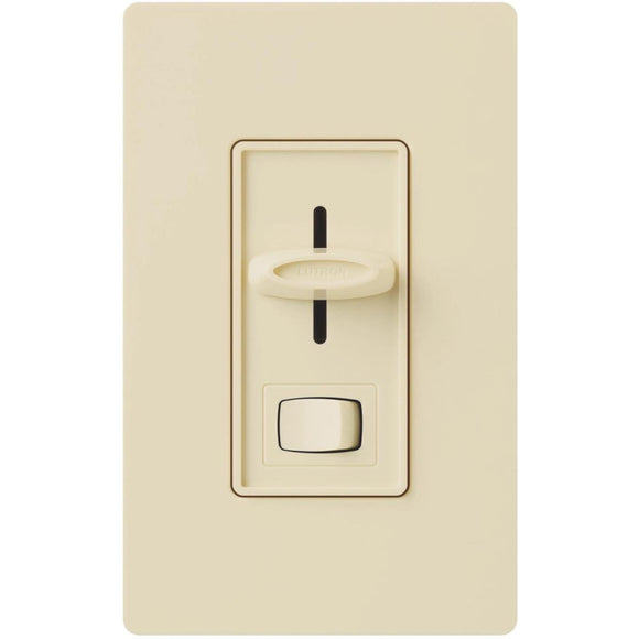 Lutron Skylark Incandescent/Halogen/LED/CFL Ivory Slide Dimmer Switch