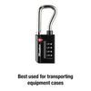 Master Lock TSA-Approved Luggage Lock (Black)