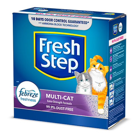 MULTI-CAT SCENTED LITTER WITH THE POWER OF FEBREZE