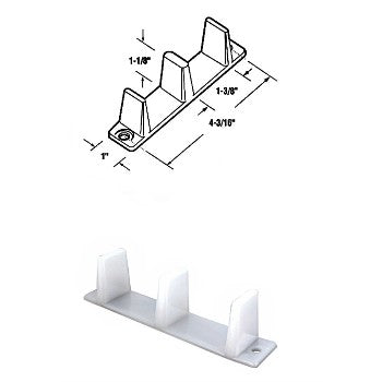 PrimeLine/SlideCo N6563 Wardrobe Door Guide ~ Bottom Mount