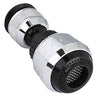 Siroflex Kitchen Swivel Spray Aerator, 360 Degree, Black & Chrome