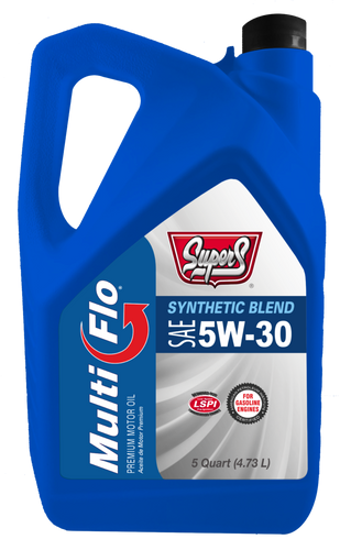 Smittys Supply Super S Multi-Flo Synthetic Blend SAE 5W-30 SP/ GF-6A Motor Oil