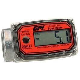 Fuel Meter, In-Line Turbine, Aluminum
