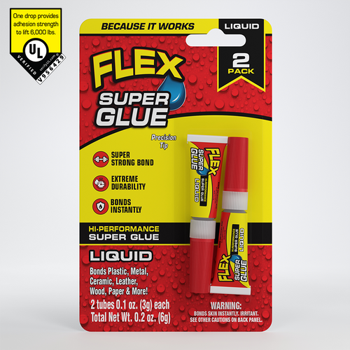 Flex Seal Super Glue (3g Liquid - 2 Pack)