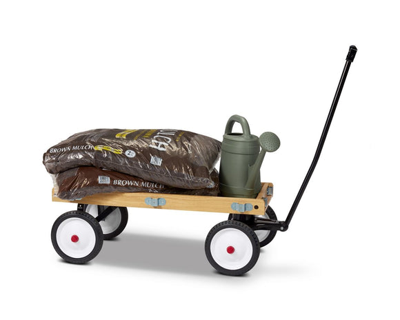 Radio Flyer Classic Wood Wagon with Removable Sides 36 in. x 16-1/2 in. x 9-1/2 in.